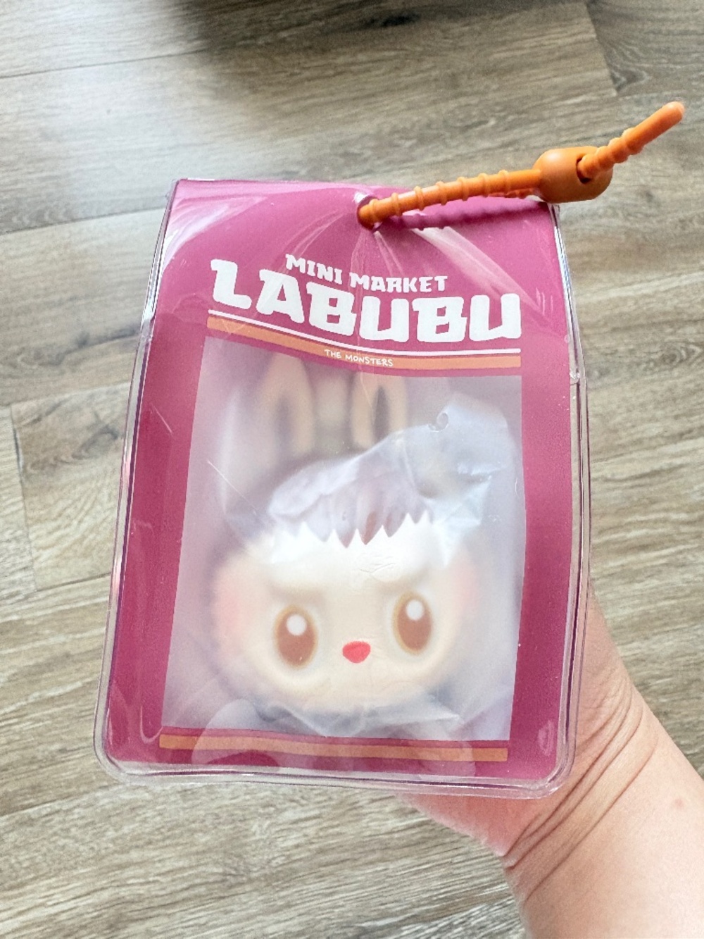 POP MART Labubu Mini Market Plush Coin Purse Bag Charm - NIB
